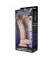 Дымчатая насадка-удлинитель Ribbed Realistic Penis Enhancing Sleeve Extension - 15,2 см.