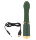 Зеленый стимулятор точки G Luxurious G-Spot Massager - 19,5 см.